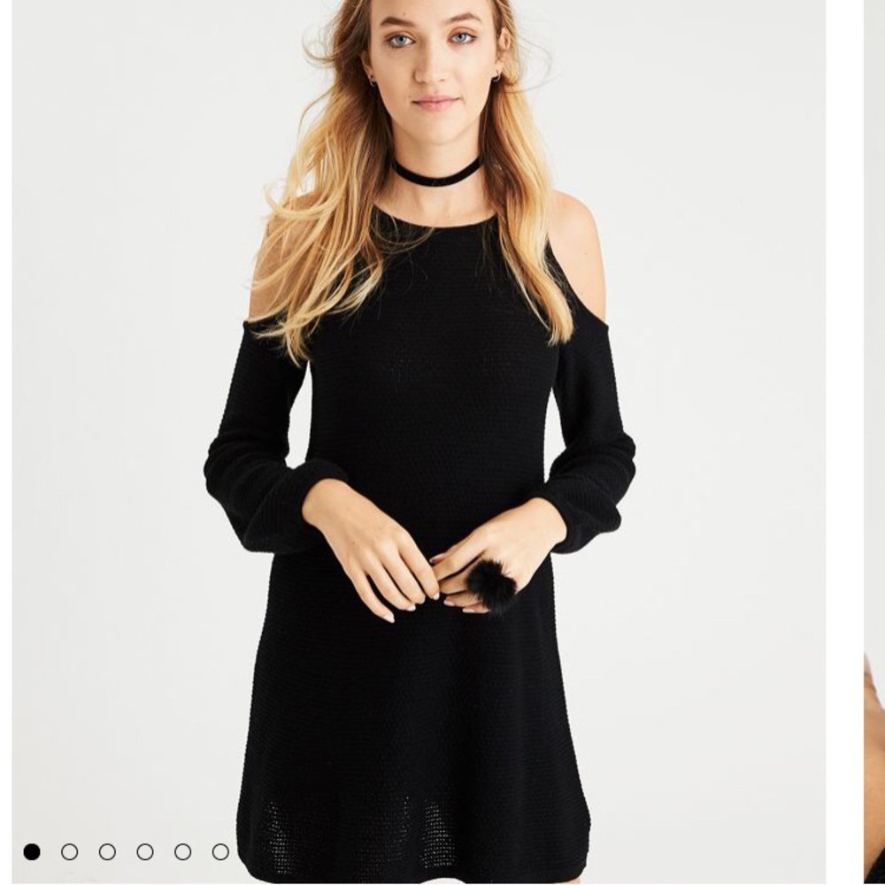 AE Ahh-mazingly soft cold shoulder sweater dress